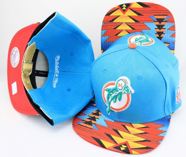 NFL Miami Dolphins MN Strapback Hat #01